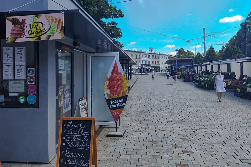 Stánek Točená zmrzlina Pod Kaštany